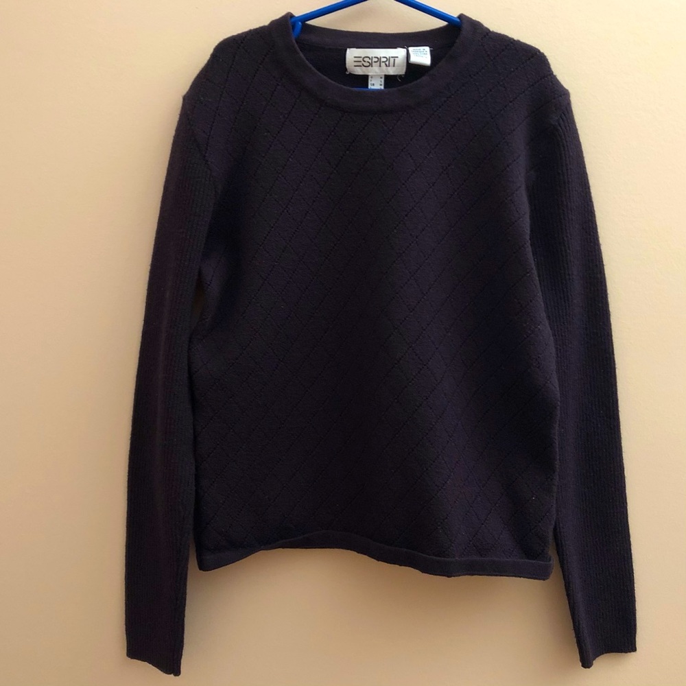 3/$25 Esprit Sweater Kids Blue Size M 10-12
